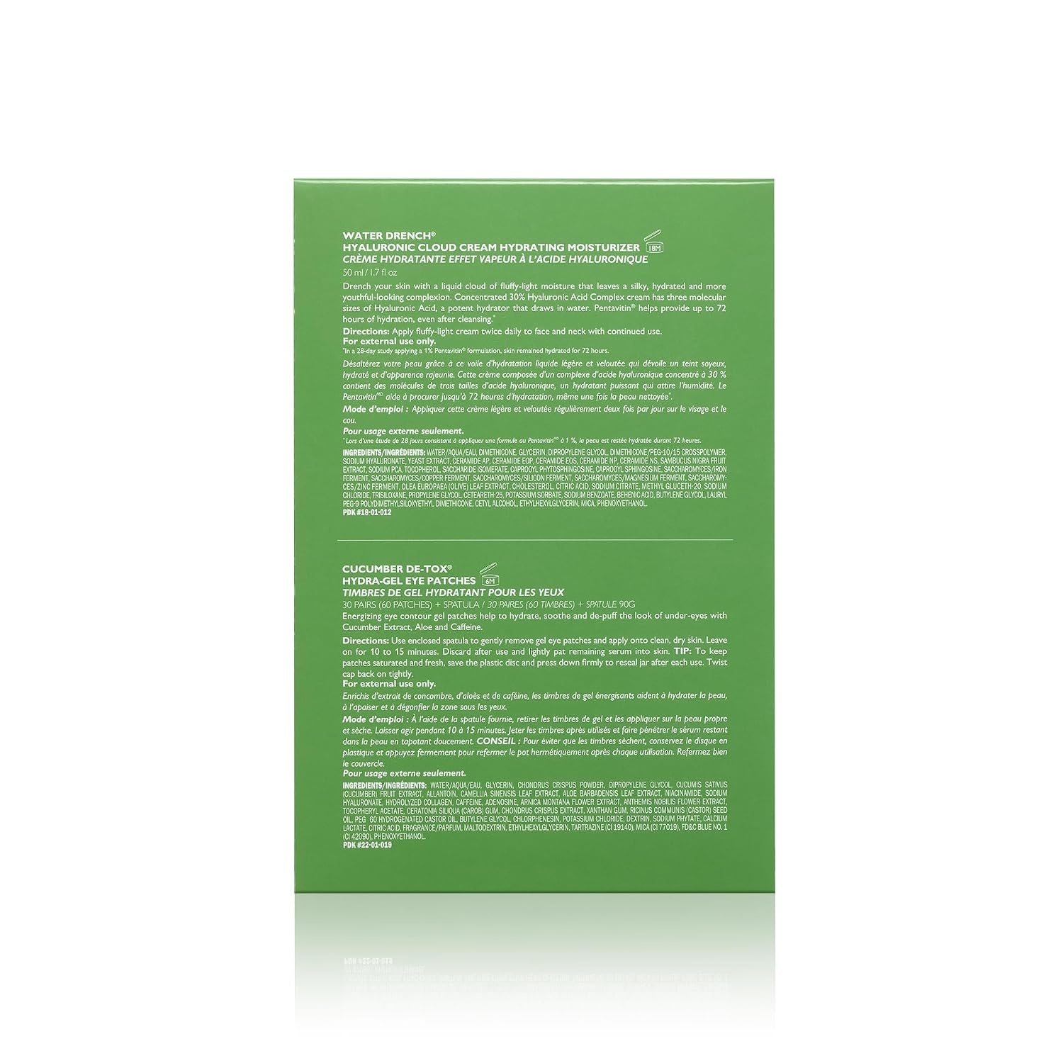 image:imagePeter Thomas Roth FullSize Hydration Duo 2Piece Bestsellers Kit Includes Hyaluronic Acid Moisturizer for All Skin Types and Cucumber HydraGel Eye Patches