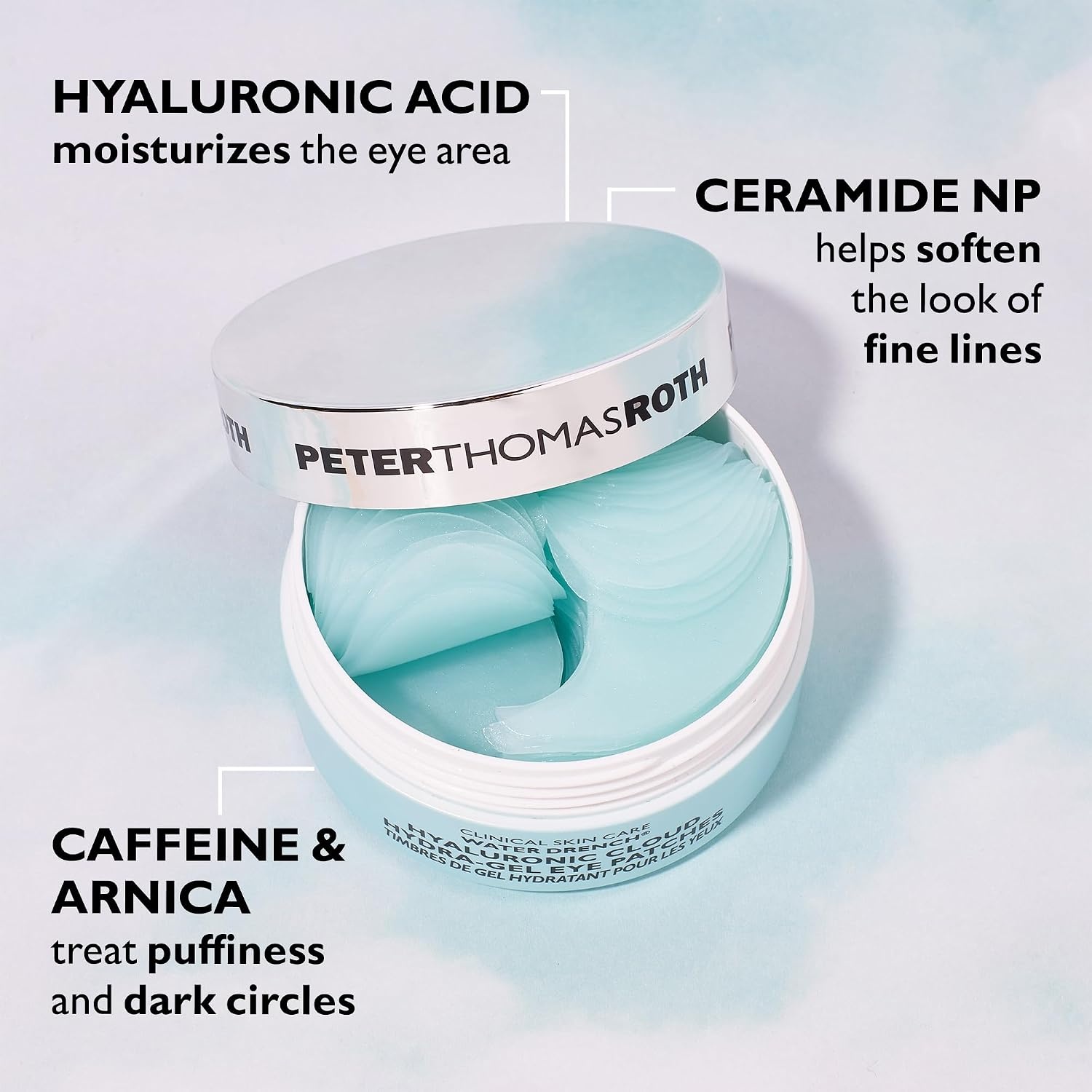 image:imagePeter Thomas Roth FullSize Eye Patch Trio 3Piece Kit of Full Sizes Eye Masks for Dryness Fine Lines and Puffiness