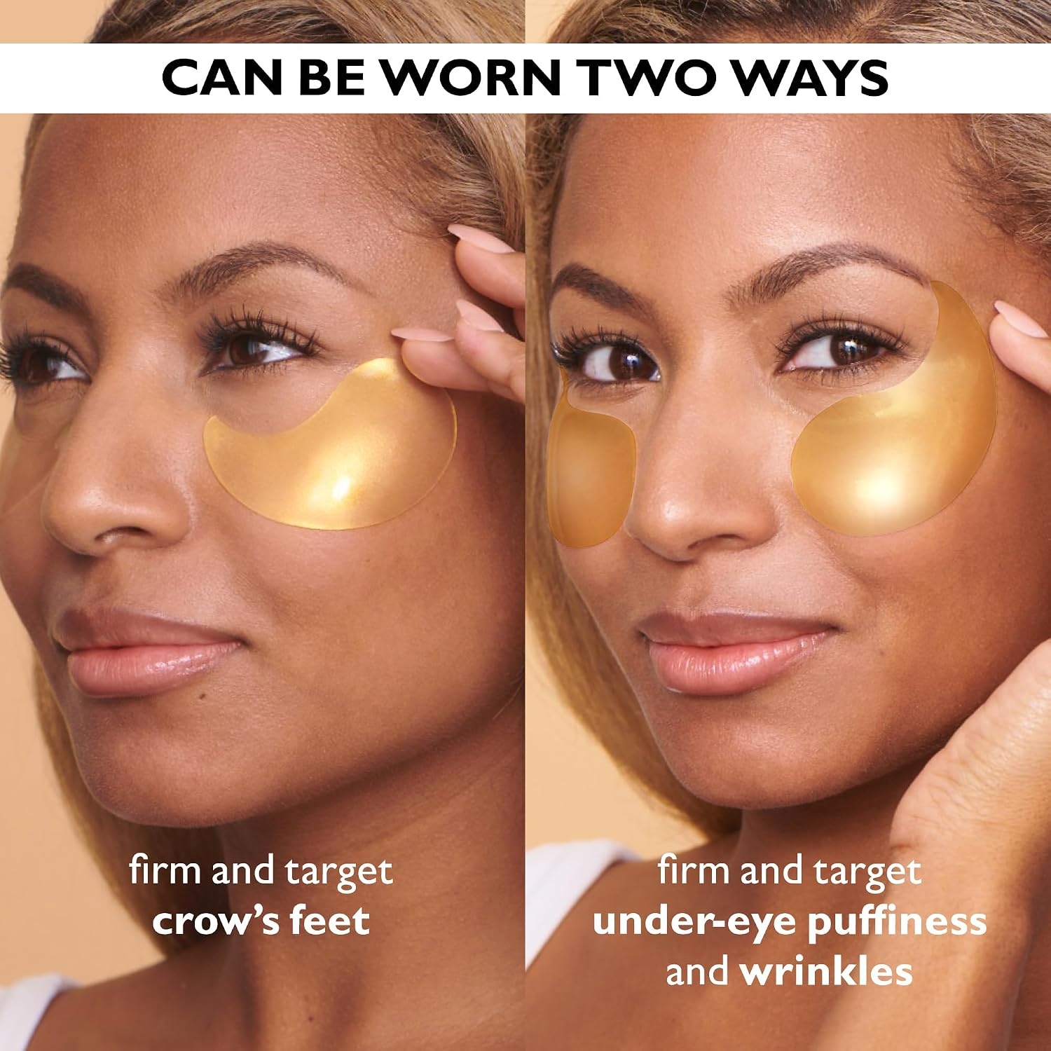image:imagePeter Thomas Roth TravelSize 24K Gold Firming HydraGel Eye Patches GoldInfused Eye Mask Patches for Fine Lines Crows Feet and Dark Circles