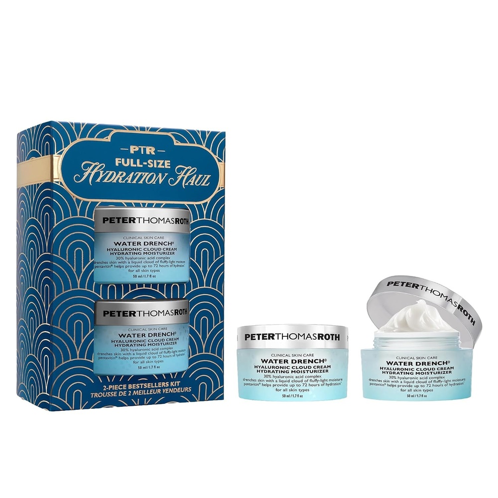image:imagePeter Thomas Roth FullSize Hydration Haul 2Piece Bestsellers Kit Skincare Set of Water Drench Hyaluronic Acid Moisturizers For All Skin Types